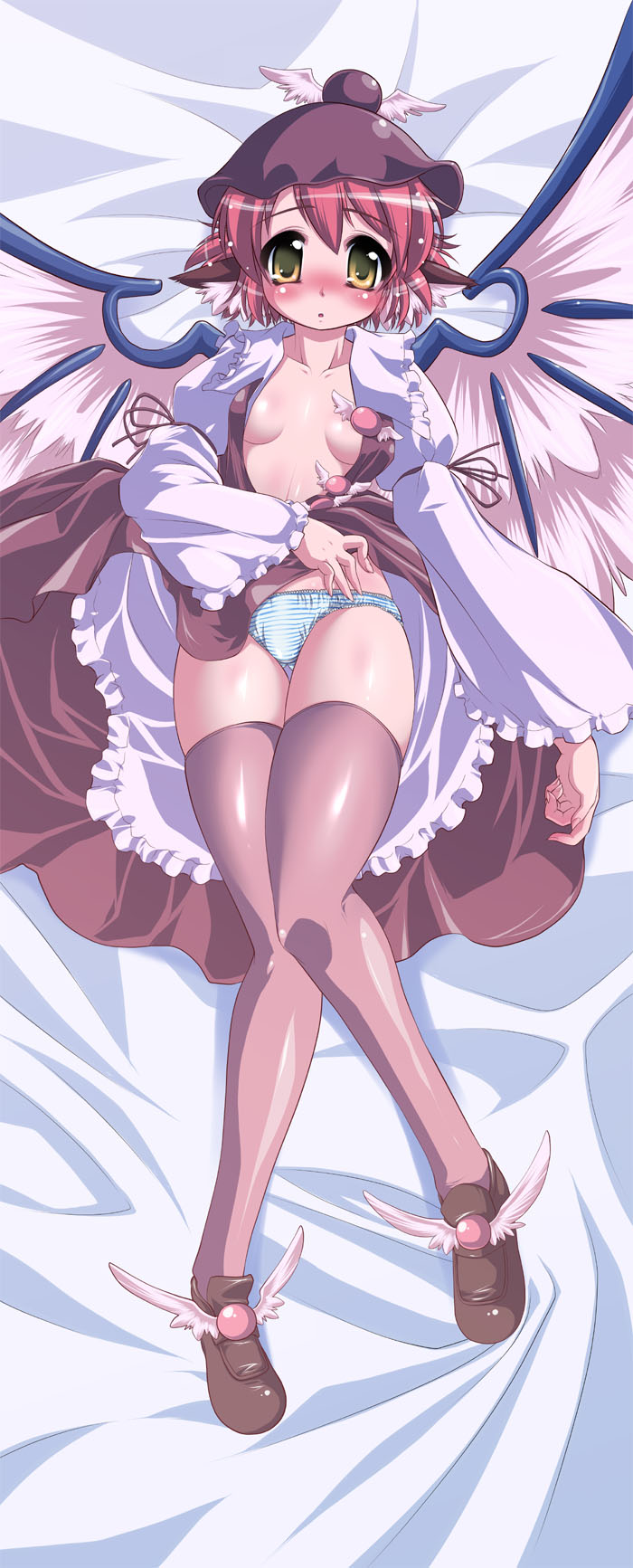 mystia lorelei (touhou) drawn by nikusho