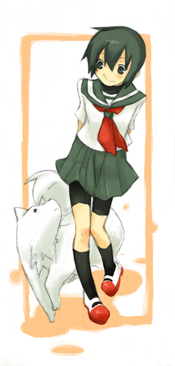 kino and riku (kino no tabi and 1 more) drawn by asahikawa_hiyori