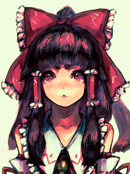 hakurei reimu and kamiki izumo (touhou and 1 more) drawn by im_(inuboe)