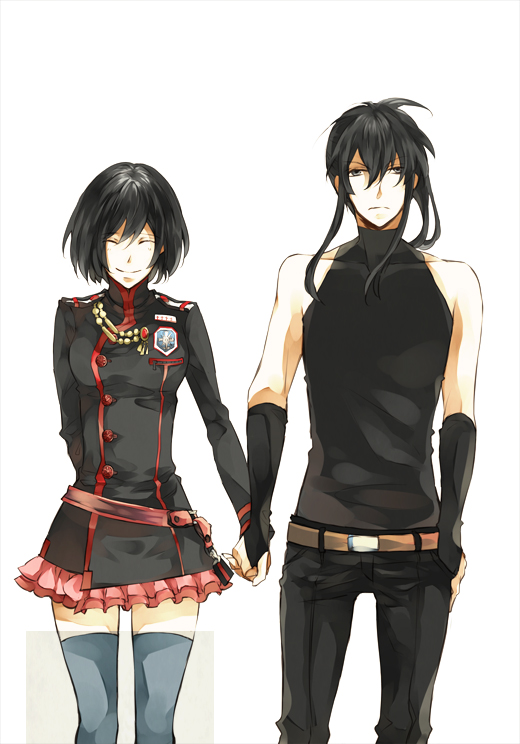 lenalee lee and kanda yuu (d.gray-man) drawn by yone_(kaguudou)
