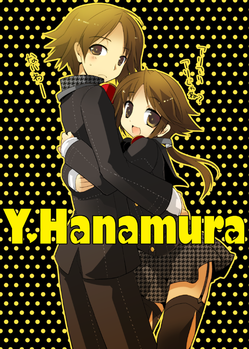 hanamura yousuke (persona and 1 more) drawn by kamiyoshi_rika