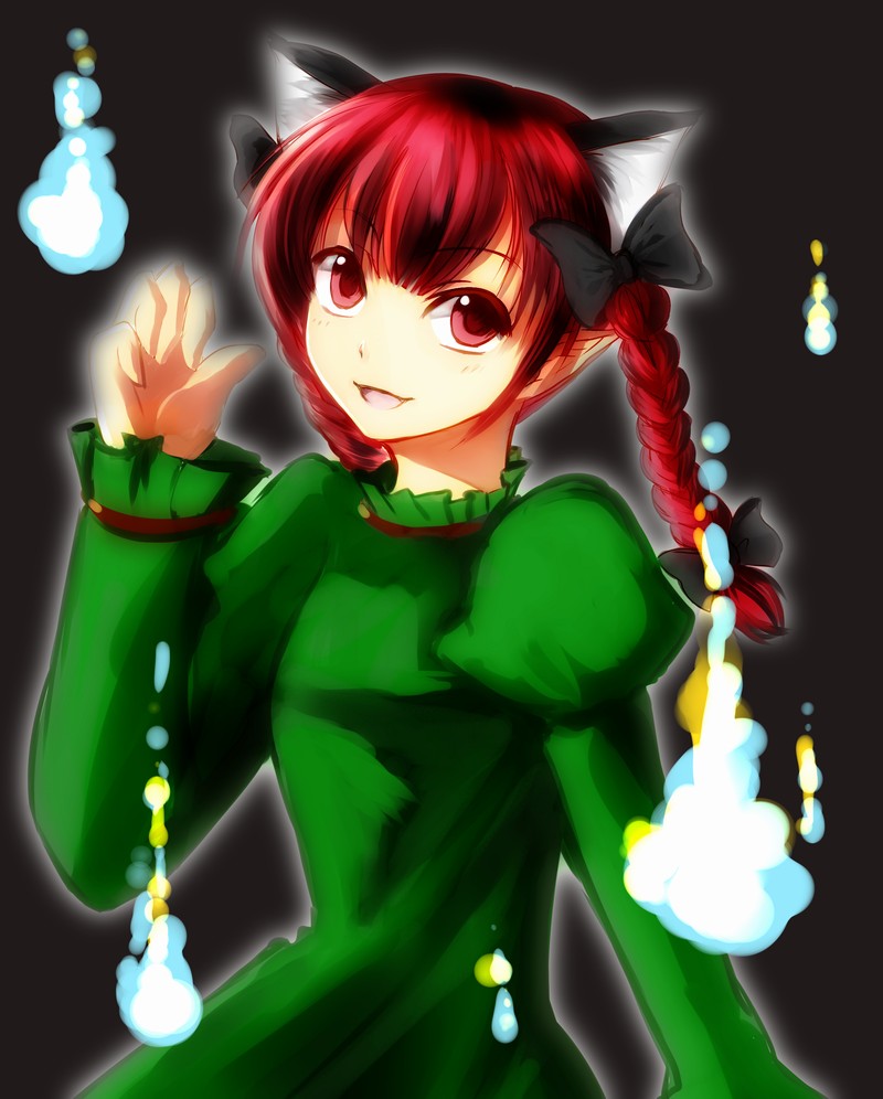kaenbyou rin (touhou) drawn by foro_(planet_cage)