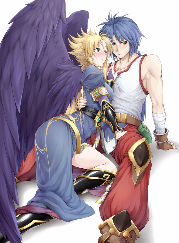 nina and ryu (breath of fire and 1 more) drawn by taka_yanagi