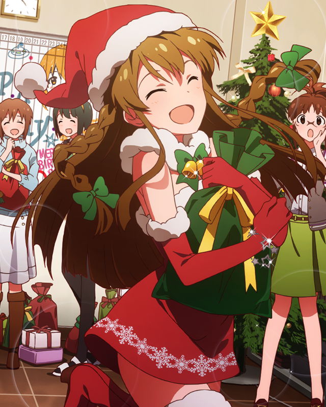 hagiwara yukiho, akizuki ritsuko, otonashi kotori, and kousaka umi (idolmaster and 1 more)
