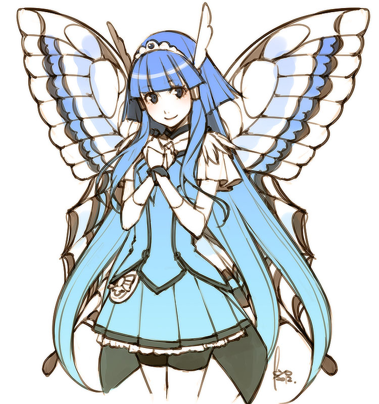 aoki reika and cure beauty (precure and 1 more) drawn by kyo_(kuroichigo)