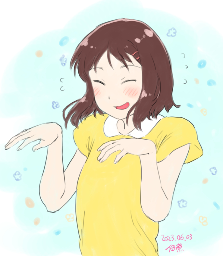iwakura mitsumi (skip to loafer) drawn by tsukudani_(coke-buta)