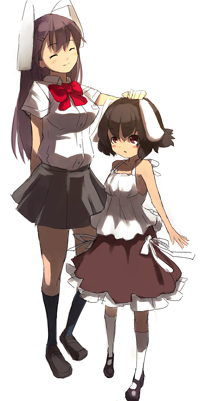 reisen udongein inaba and inaba tewi (touhou) drawn by sputnik_(artist)