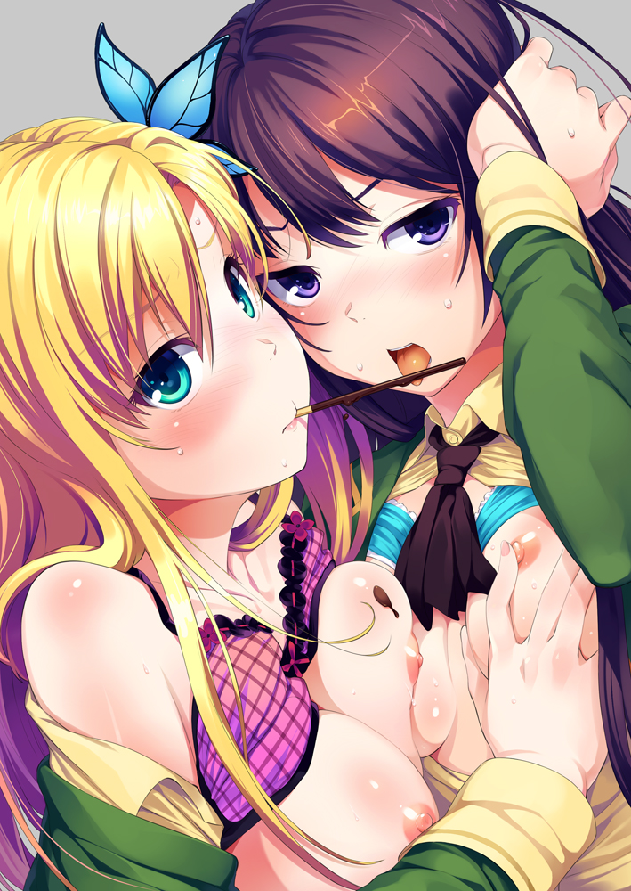 kashiwazaki sena and mikazuki yozora (boku wa tomodachi ga sukunai) drawn by oryo_(oryo04)