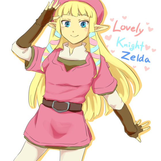 link and princess zelda (the legend of zelda and 1 more) drawn by saiba_(henrietta)