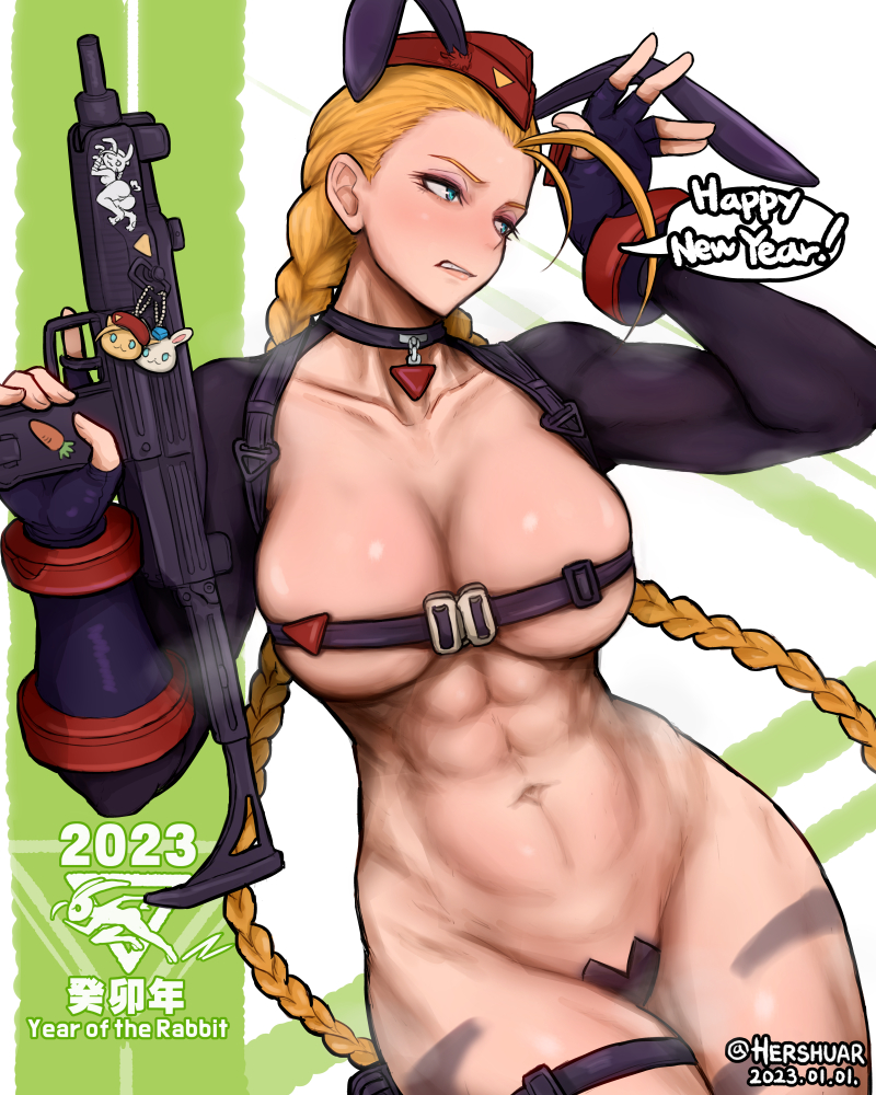 cammy white (street fighter and 1 more) drawn by hershuar