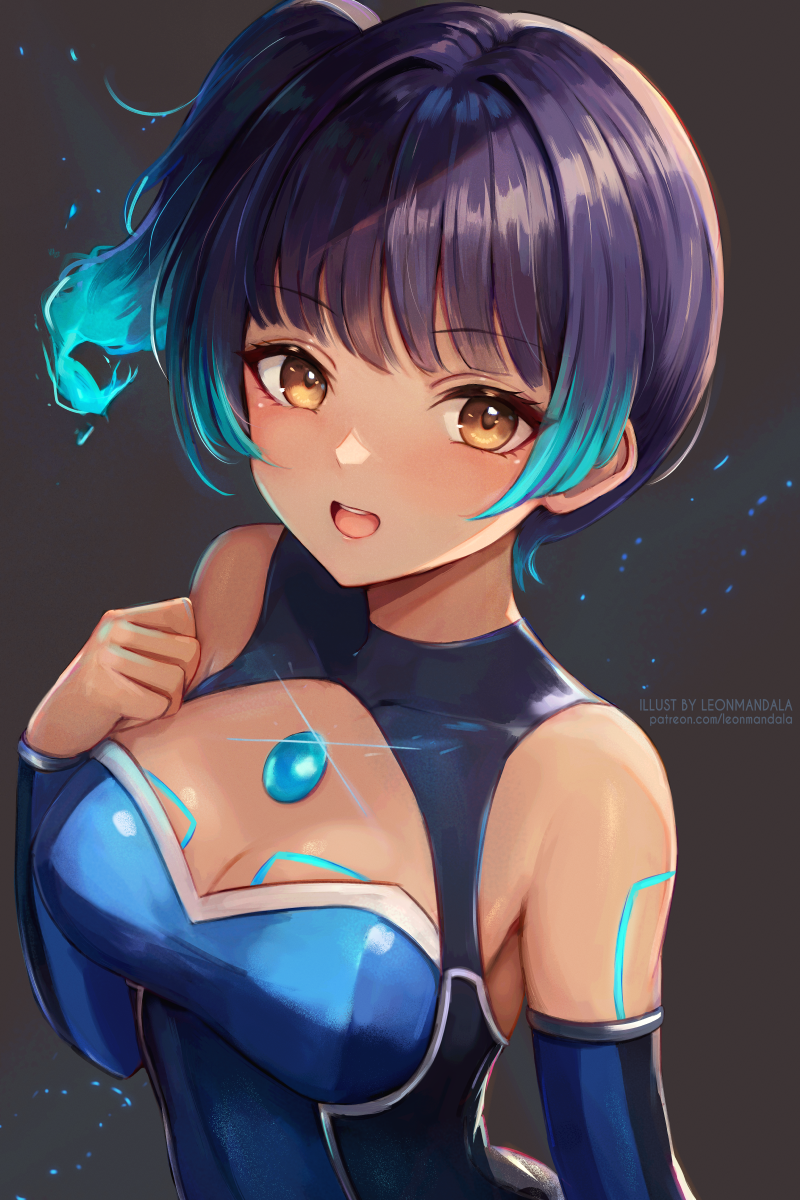 sena (xenoblade chronicles and 1 more) drawn by leonmandala
