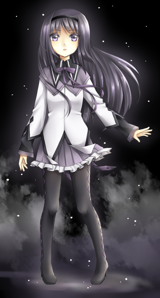 akemi homura (mahou shoujo madoka magica) drawn by yiyi_(khryas)