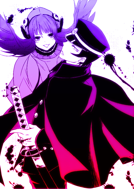 kuzunoha raidou and muu shuwuu (devil summoner) drawn by ryoko_(game_x_over)