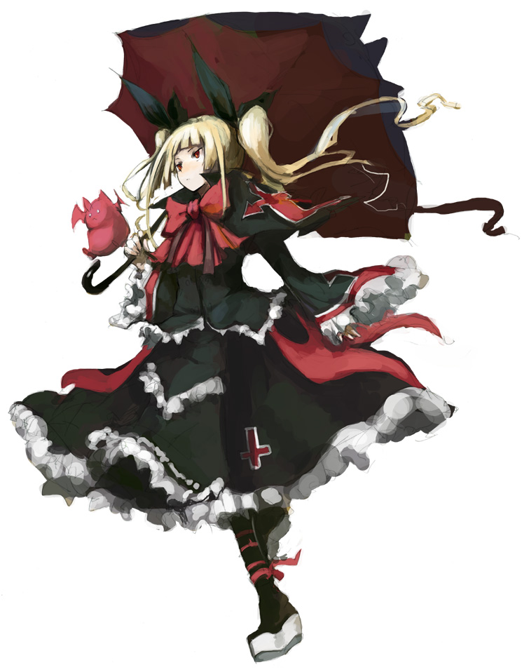 rachel alucard, gii, and nago (blazblue) drawn by kasa_(hitori_sanka)