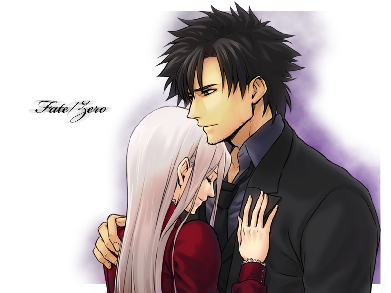 emiya kiritsugu and irisviel von einzbern (fate and 1 more) drawn by zanshi