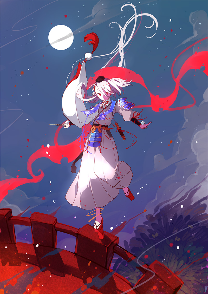 ima-no-tsurugi (touken ranbu) drawn by yetworldview_kaze