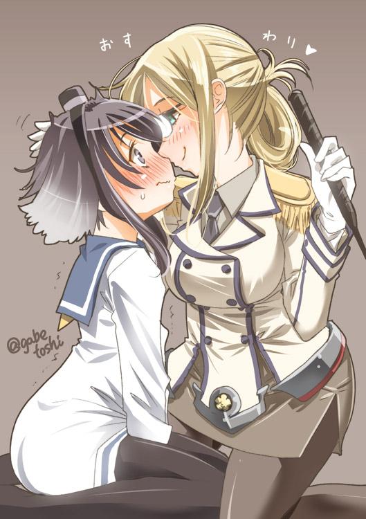 tokitsukaze and katori (kantai collection) drawn by sogabe_toshinori