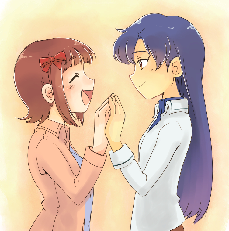kisaragi chihaya and amami haruka (idolmaster and 1 more) drawn by tsubobot