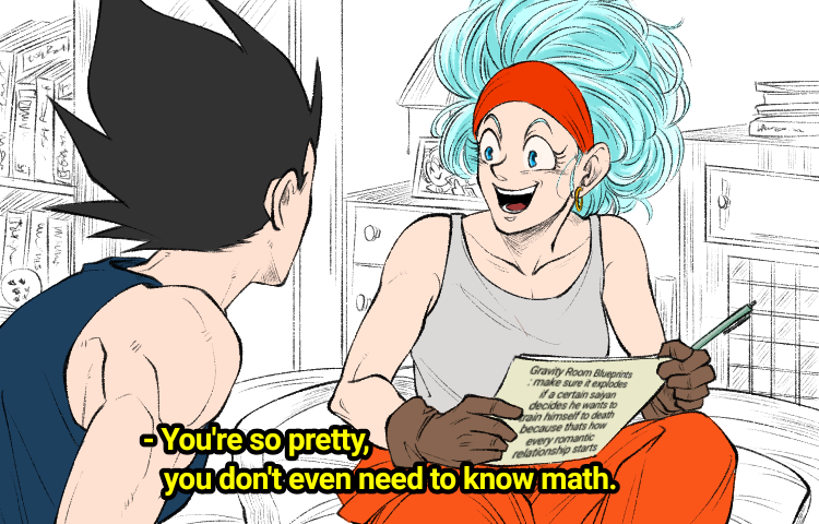 vegeta, bulma, and trunks (dragon ball and 2 more) drawn by jorongbak