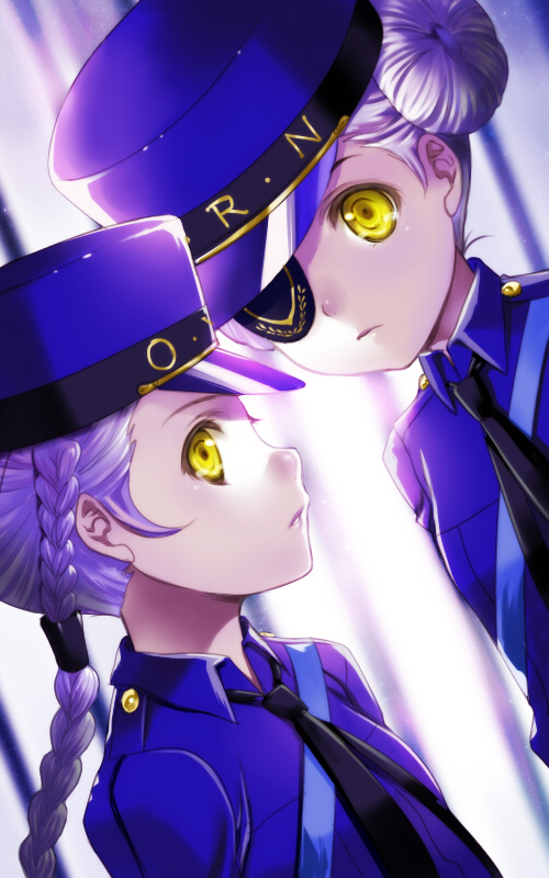 caroline and justine (persona and 1 more) drawn by seiru_(prairie)