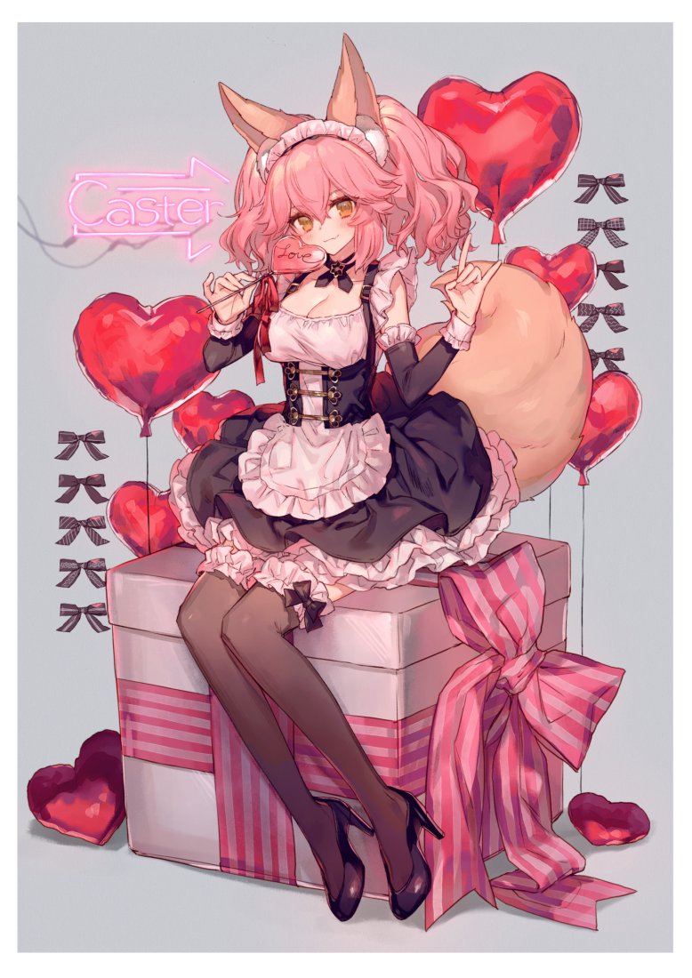 tamamo and tamamo no mae (fate and 2 more) drawn by chocoan