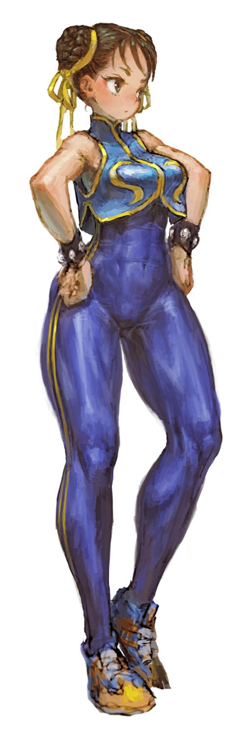 chun-li (street fighter and 1 more) drawn by jonpei
