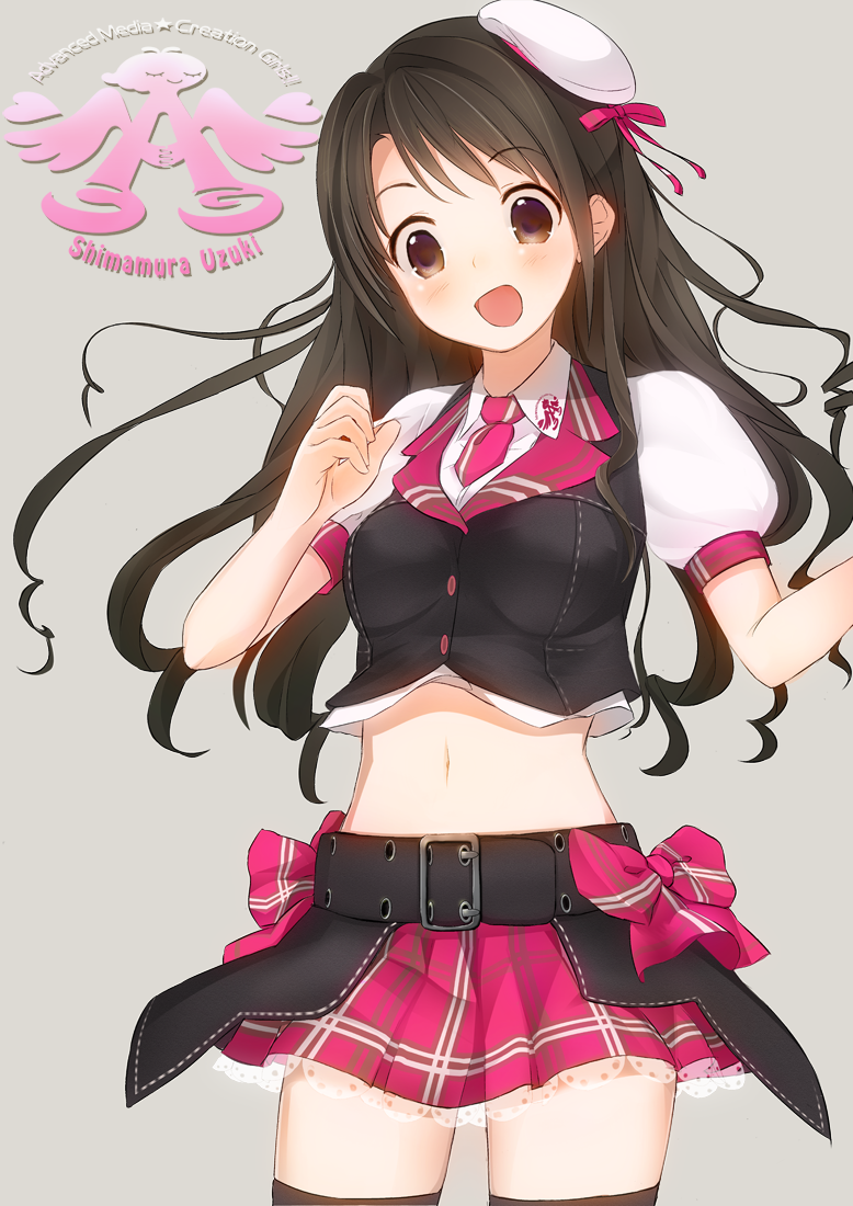 shimamura uzuki (idolmaster and 1 more) drawn by takemitz
