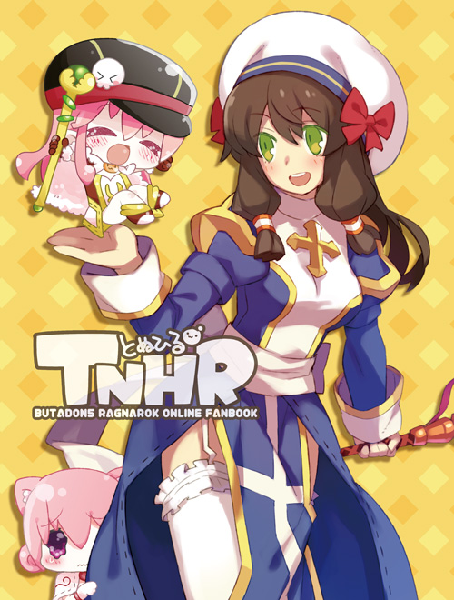 high priest, high wizard, and monk (ragnarok online) drawn by tanaka_(cow) and tanaka_yuugo