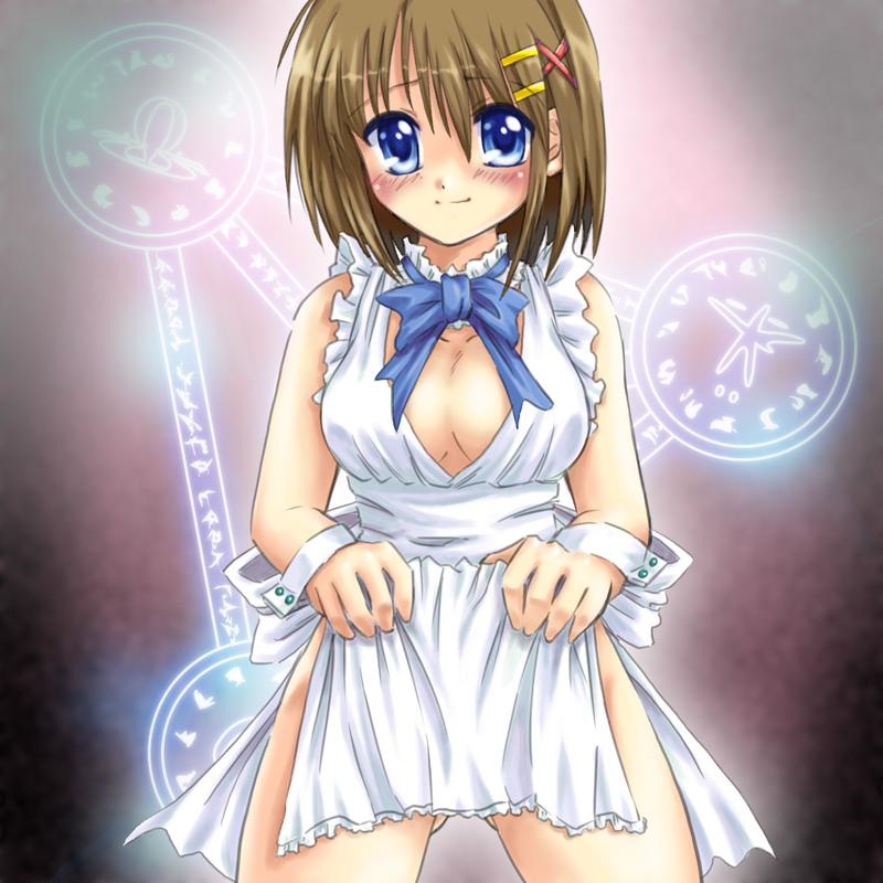 yagami hayate (lyrical nanoha and 3 more) drawn by san-pon