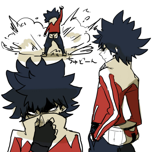 hugh (pokemon and 1 more) drawn by tomtomjm