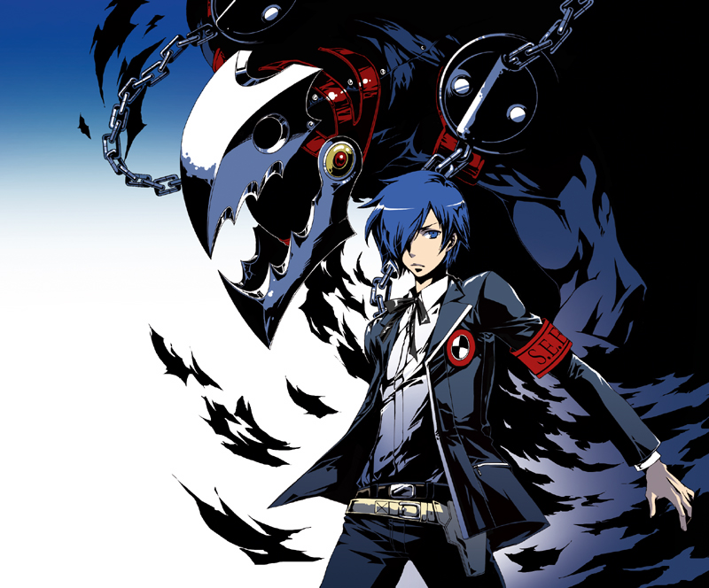 yuuki makoto and thanatos (persona and 1 more) drawn by kotobuki_toro