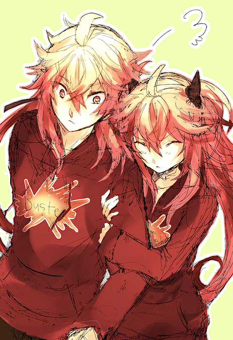 rama and sita (fate and 1 more) drawn by satoimo_(3311_mi)