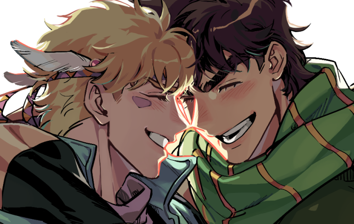 joseph joestar and caesar anthonio zeppeli (jojo no kimyou na bouken and 1 more) drawn by hakmonss