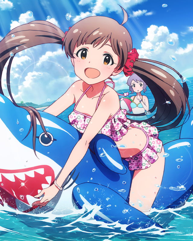 makabe mizuki and hakozaki serika (idolmaster and 1 more)