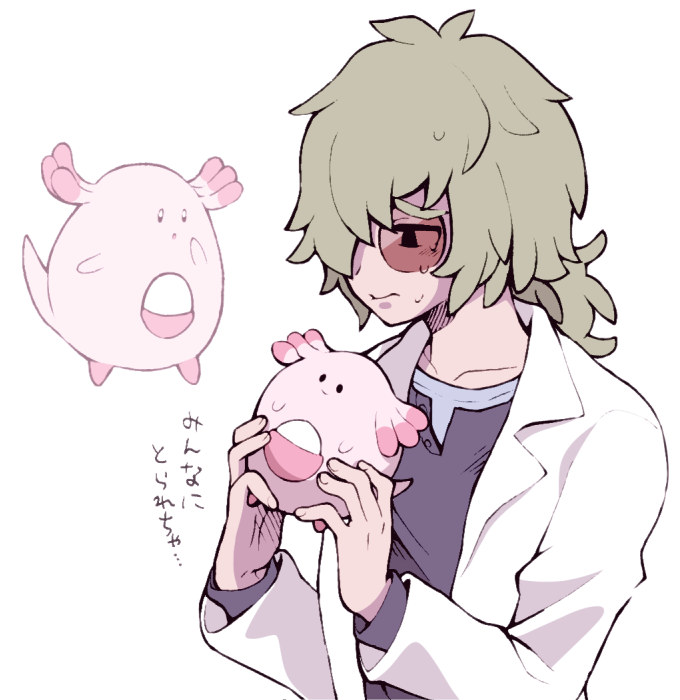chansey and toren (pokemon and 1 more) drawn by minashirazu