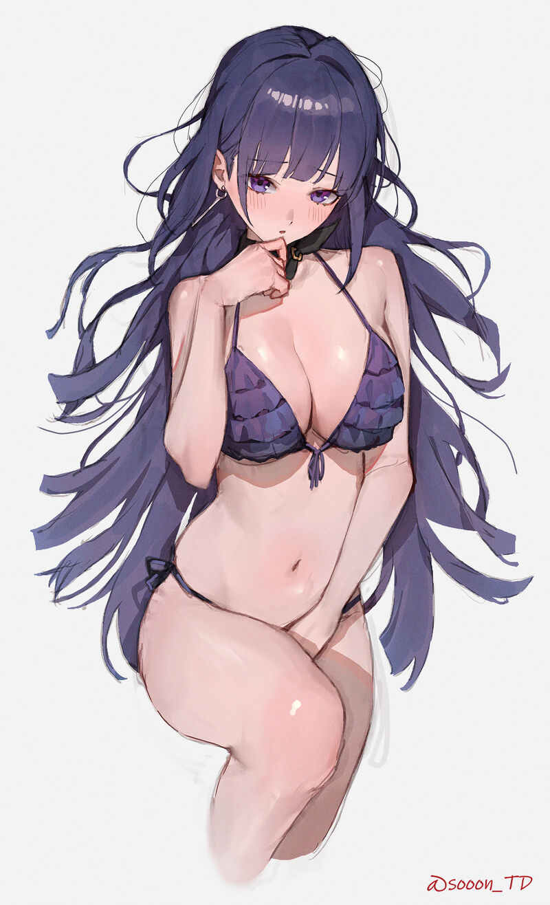 raiden mei (honkai and 1 more) drawn by sooon