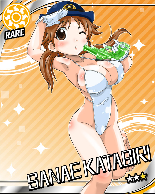 katagiri sanae (idolmaster and 1 more) drawn by rokujou_mugi