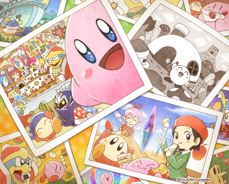 kirby, meta knight, waddle dee, king dedede, magolor, and 15 more (kirby and 7 more) drawn by sayoyonsayoyo