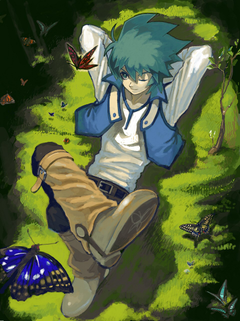 johan andersen (yu-gi-oh! and 1 more) drawn by moiko