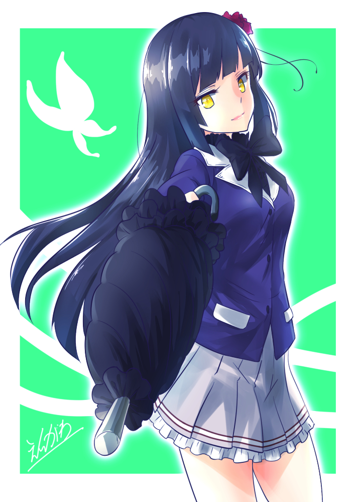 kurobane sakura (love live! and 1 more) drawn by engawa_(rarenago)