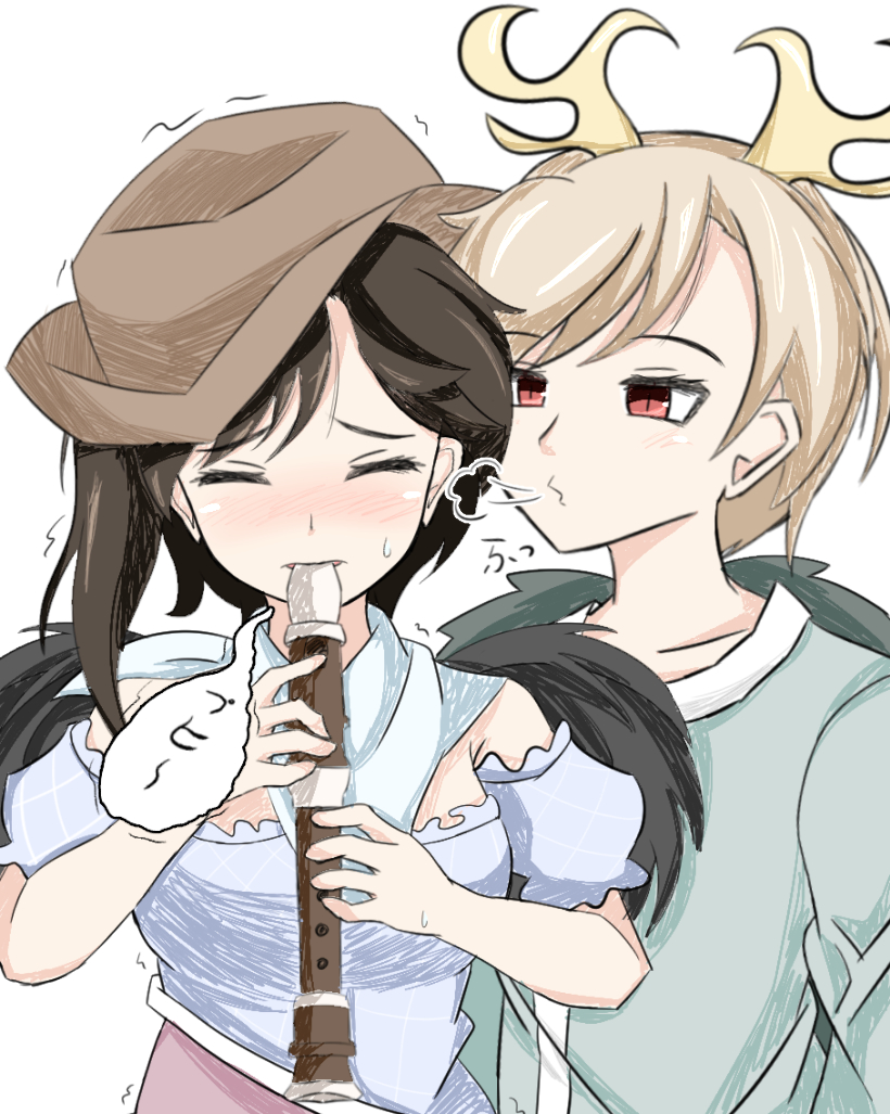 kicchou yachie and kurokoma saki (touhou) drawn by kakineko