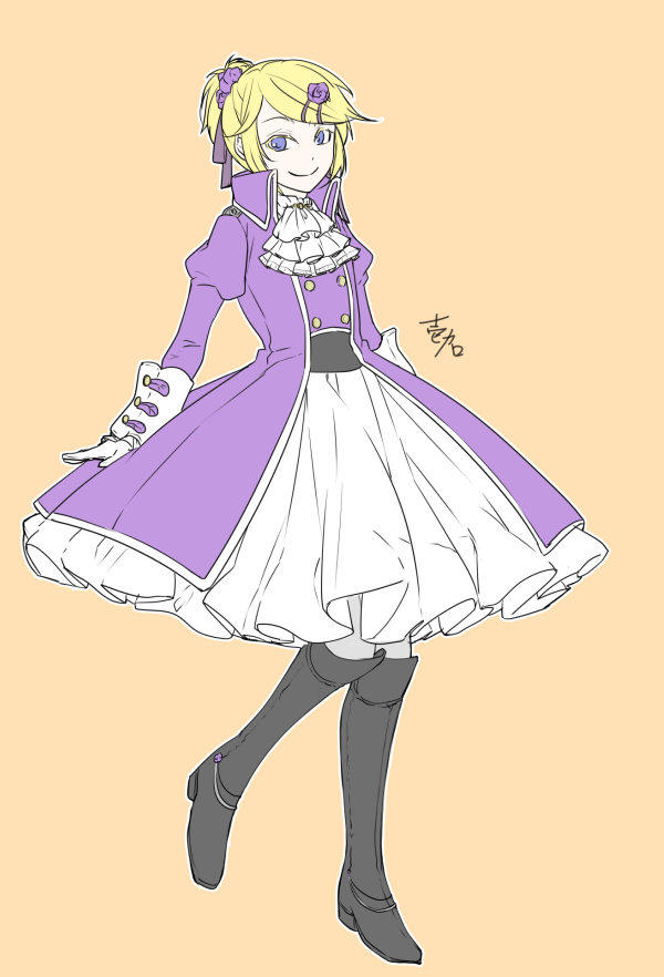kagamine rin, riliane lucifen d'autriche, and sateriasis venomania (vocaloid and 1 more) drawn by ichi_ka