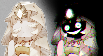 mystic flour cookie (cookie run and 1 more) drawn by burnt-cookii