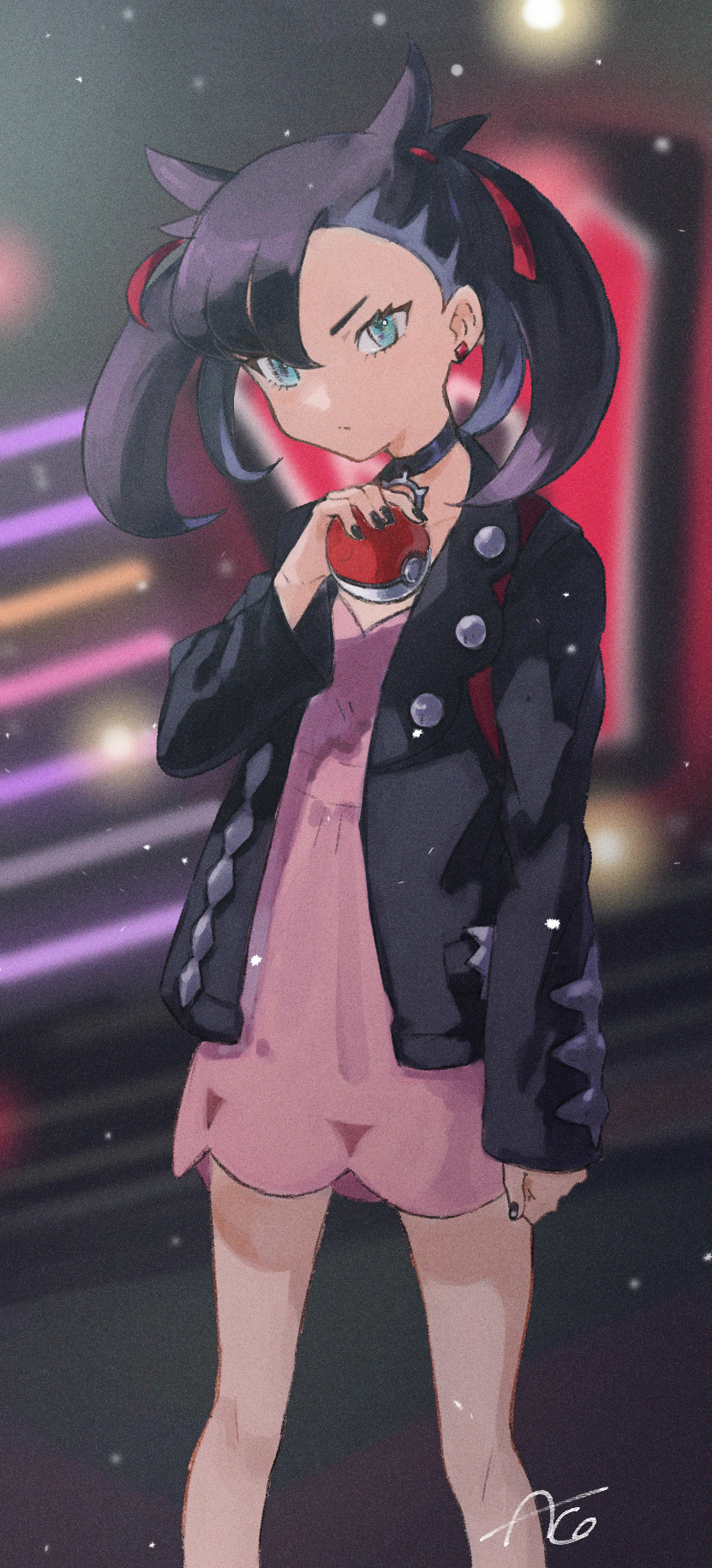marnie (pokemon and 1 more) drawn by ako_(hoshiya_830)