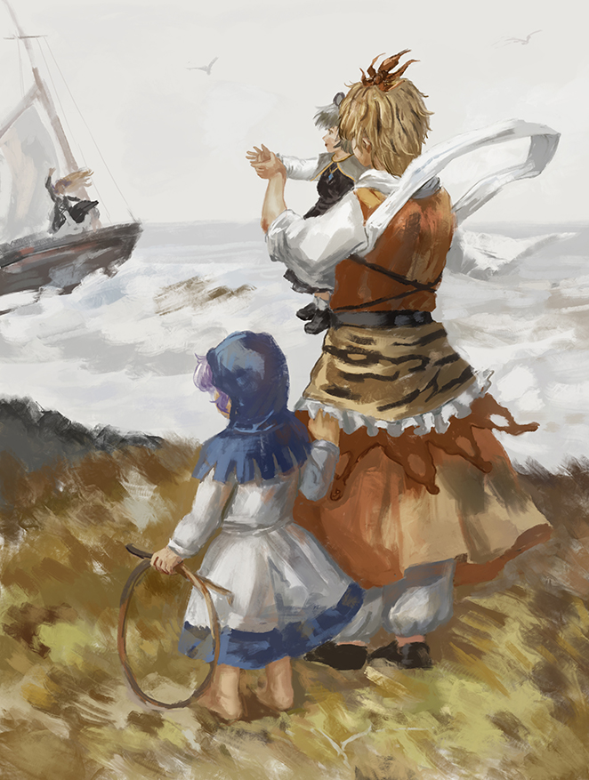 nazrin, hijiri byakuren, toramaru shou, and kumoi ichirin (touhou) drawn by amibazh