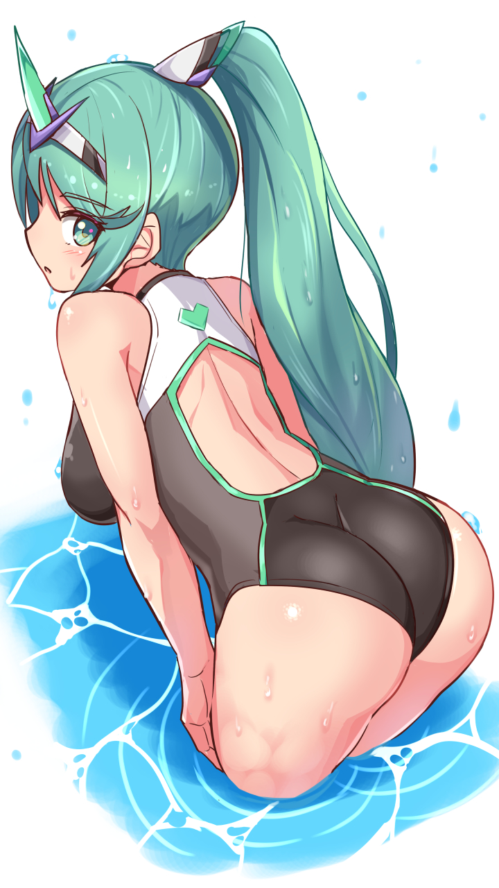pneuma (xenoblade chronicles and 1 more) drawn by cougar_(cougar1404)