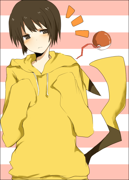 pikachu and japan (pokemon and 1 more) drawn by mono_(recall)