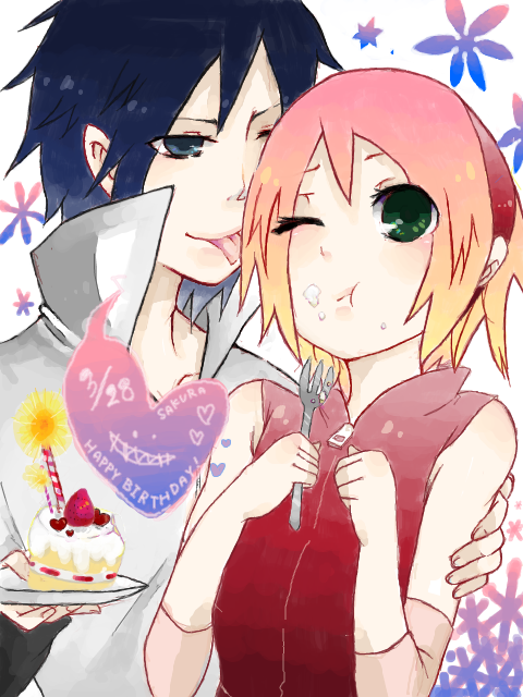 haruno sakura and uchiha sasuke (naruto and 1 more)