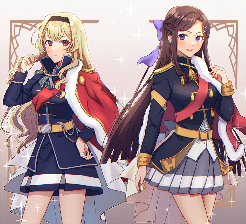 saijou claudine and tendou maya (shoujo kageki revue starlight) drawn by otakunocamp