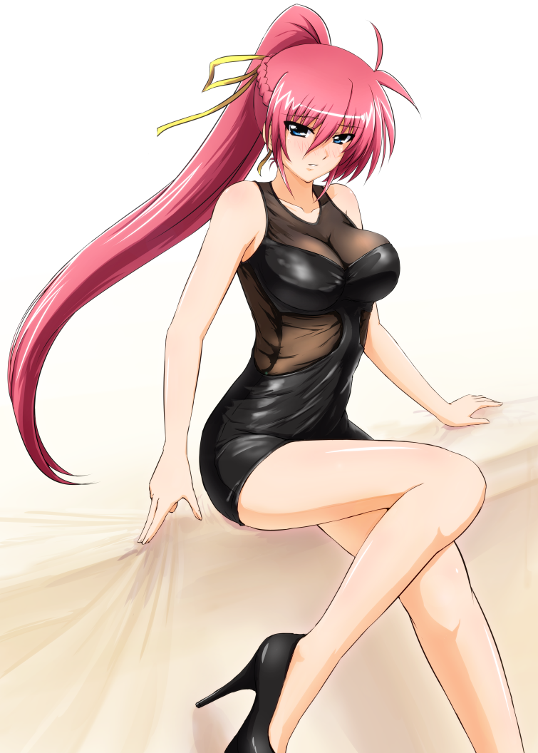 signum (lyrical nanoha and 2 more) drawn by diesel-turbo